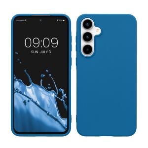 Husa Kwmobile pentru Samsung Galaxy A55 5G, Albastru, Silicon, KWM000021MG024C - Img 1