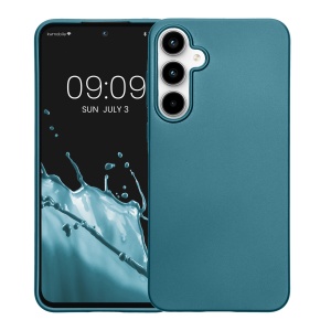 Husa Kwmobile pentru Samsung Galaxy A55 5G, Albastru, Silicon, KWM000021MI010C - Img 2