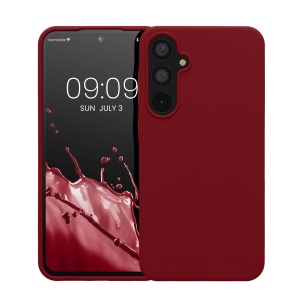 Husa Kwmobile pentru Samsung Galaxy A55 5G, Rosu, Silicon, KWM000021ME023C - Img 2