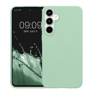 Husa Kwmobile pentru Samsung Galaxy A55 5G, Verde deschis, Silicon, KWM000021MG021C - Img 2