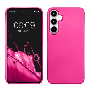 Husa Kwmobile pentru Samsung Galaxy A55, Roz, Silicon, KWM000021MI007C - Img 1
