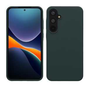 Husa Kwmobile pentru Samsung Galaxy A55, Verde inchis, Silicon, KWM000021ME012C - Img 1