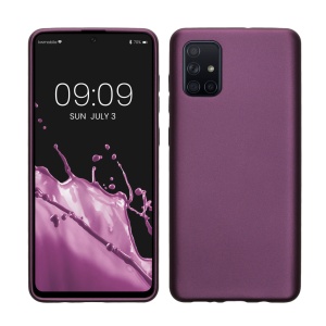 Husa Kwmobile pentru Samsung Galaxy A71, Albastru, Silicon, 51213.23 - Img 1