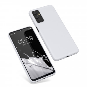Husa Kwmobile pentru Samsung Galaxy M23 5G, Silicon, Alb, 57802.48 - Img 2