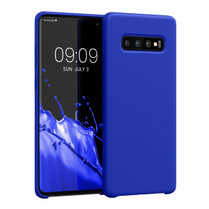 Husa Kwmobile pentru Samsung Galaxy S10 Plus, Albastru, Silicon, 49028.134 - Img 1