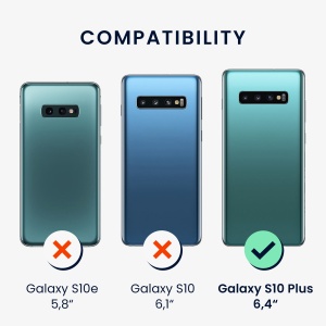 Husa Kwmobile pentru Samsung Galaxy S10 Plus, Mov inchis, Silicon, KWM0000105N047C - Img 5