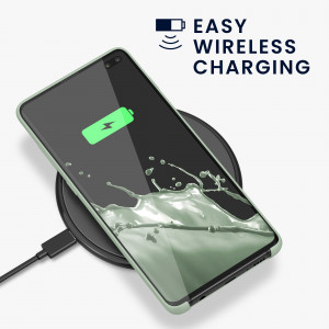 Husa Kwmobile pentru Samsung Galaxy S10 Plus, Silicon, Verde, 49028.172 - Img 7