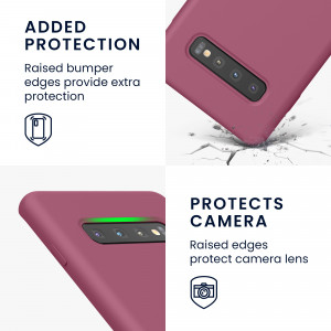 Husa kwmobile pentru Samsung Galaxy S10 Plus, Silicon, Violet, 49028.235 - Img 4