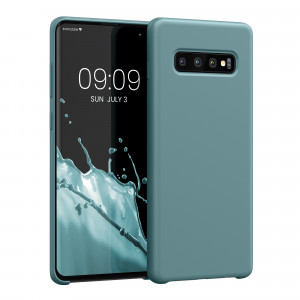 Husa Kwmobile pentru Samsung Galaxy S10 Plus, Verde, Silicon, 49028.206 - Img 1