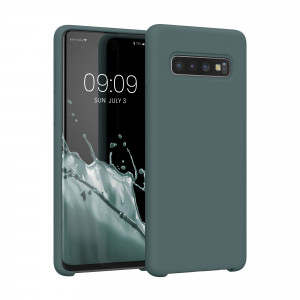 Husa Kwmobile pentru Samsung Galaxy S10, Silicon, Verde, 47732.171 - Img 1