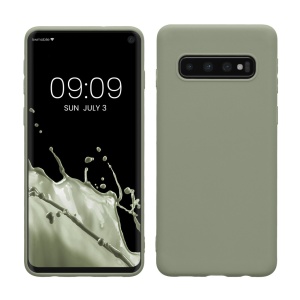 Husa Kwmobile pentru Samsung Galaxy S10, Verde deschis, Silicon, KWM000009MS013C - Img 1
