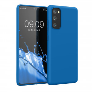 Husa Kwmobile pentru Samsung Galaxy S20 FE, Silicon, Albastru, 53604.228 - Img 1