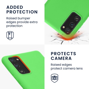 Husa Kwmobile pentru Samsung Galaxy S20 FE, Verde, Silicon, KWM0000121L060C - Img 3