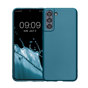 Husa Kwmobile pentru Samsung Galaxy S21, Albastru, Silicon, 54057.251 - Img 2