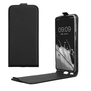 Husa Kwmobile pentru Samsung Galaxy S21, Negru, Piele ecologica/Silicon, KWM000021VM001C - Img 1