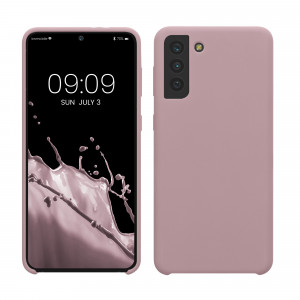 Husa kwmobile pentru Samsung Galaxy S21 Plus, Silicon, Mov, 54066.236 - Img 1