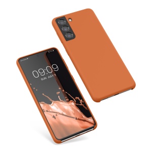 Husa Kwmobile pentru Samsung Galaxy S21, Portocaliu, Silicon, KWM000012BT071C - Img 2