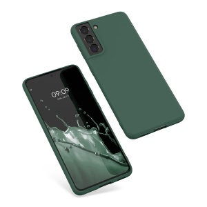 Husa Kwmobile pentru Samsung Galaxy S21, Verde, Silicon, KWM000012BS038C - Img 2