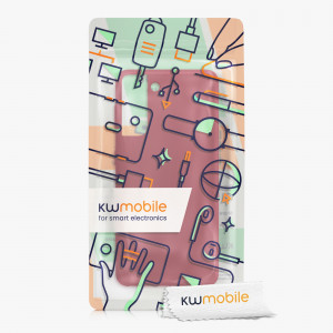 Husa Kwmobile pentru Samsung Galaxy S21, Visiniu, Silicon, 54056.209 - Img 8