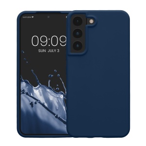 Husa Kwmobile pentru Samsung Galaxy S22, Albastru, Silicon, 56756.116 - Img 2