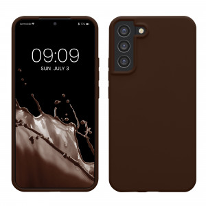 Husa Kwmobile pentru Samsung Galaxy S22 Plus, Maro, Silicon, 56761.247 - Img 1