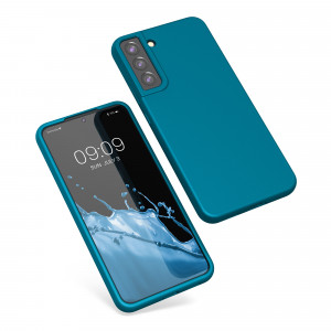 Husa kwmobile pentru Samsung Galaxy S22 Plus, Silicon, Albastru, 56761.228 - Img 2