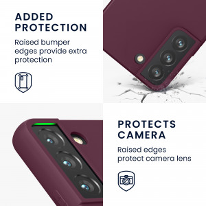 Husa Kwmobile pentru Samsung Galaxy S22, Silicon, Violet, 56758.187 - Img 4