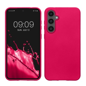 Husa Kwmobile pentru Samsung Galaxy S23 FE, Roz, Silicon, KWM000021WO005C - Img 1
