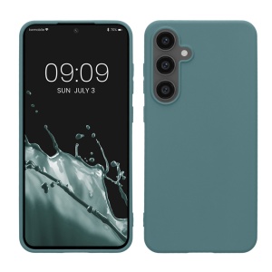 Husa Kwmobile pentru Samsung Galaxy S24 FE, Verde deschis, Silicon, KWM000021WC006C - Img 1
