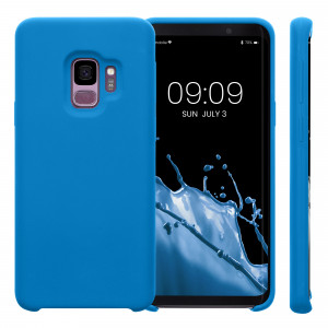 Husa Kwmobile pentru Samsung Galaxy S9, Silicon, Albastru, 44182.157 - Img 2