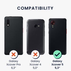 Husa Kwmobile pentru Samsung Galaxy Xcover 5, Visiniu, Silicon, KWM000012NV035C - Img 6