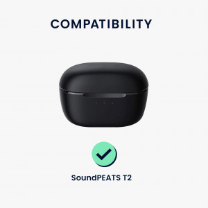 Husa kwmobile pentru SoundPEATS T2, Silicon, Verde, 57897.80 - Img 6
