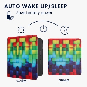 Husa Kwmobile pentru Tolino Vision 6, Multicolor, Piele ecologica, KWM000014BN066C - Img 3