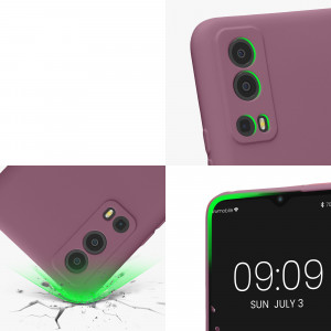 Husa Kwmobile pentru Vivo Y72 5G, Silicon, Violet, 59095.167 - Img 8