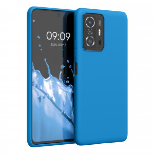 Husa Kwmobile pentru Xiaomi 11T/11T Pro, Silicon, Albastru, 56245.224 - Img 1