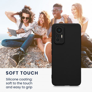 Husa Kwmobile pentru Xiaomi 12 Lite, Silicon, Negru, 59470.47 - Img 5