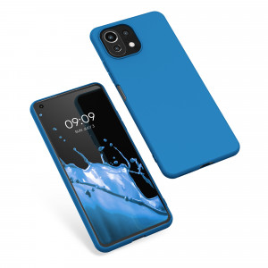 Husa Kwmobile pentru Xiaomi Mi 11 Lite 5G/11 Lite 5G NE, Silicon, Albastru, 54726.228 - Img 2