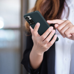 Husa kwmobile pentru Xiaomi Note 11 Pro Plus 5G, Silicon, Albastru, 58095.202 - Img 8