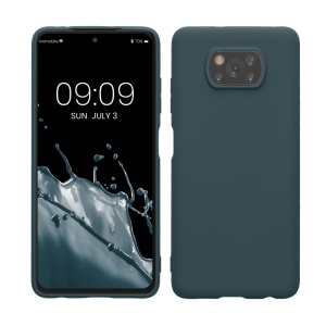 Husa Kwmobile pentru Xiaomi Poco X3 NFC/Poco X3 Pro, Verde inchis, Silicon, KWM000011YY043C - Img 1