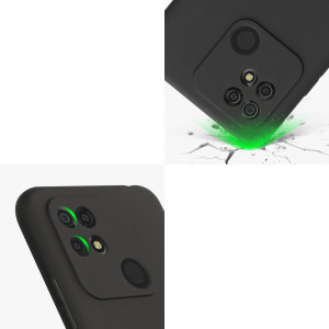 Husa Kwmobile pentru Xiaomi Redmi 10C, Silicon, Negru, 59231.47 - Img 8