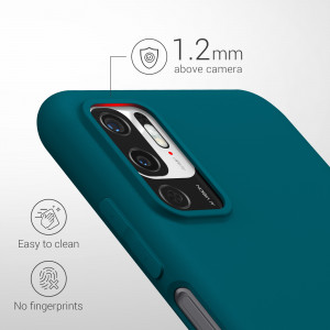 Husa Kwmobile pentru Xiaomi Redmi Note 10 5G, Silicon, Albastru, 54947.224 - Img 4