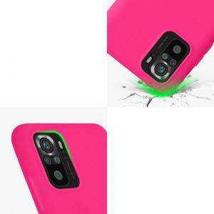 Husa Kwmobile pentru Xiaomi Redmi Note 10/Redmi Note 10S, Silicon, Roz, 54541.77 - Img 8