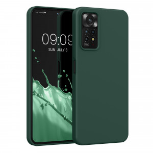 Husa Kwmobile pentru Xiaomi Redmi Note 11 Pro/Redmi Note 11 Pro 5G, Silicon, Verde, 57373.169 - Img 1