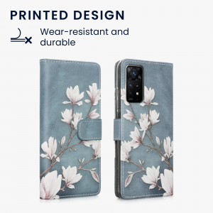 Husa Kwmobile pentru Xiaomi Redmi Note 11 Pro/Redmi Note 11 Pro 5G, Piele ecologica, Multicolor, 56716.02 - Img 3