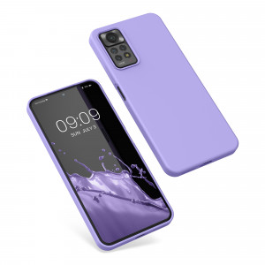 Husa Kwmobile pentru Xiaomi Redmi Note 11 Pro/Redmi Note 11 Pro 5G, Silicon, Mov, 57373.108 - Img 2