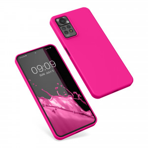 Husa Kwmobile pentru Xiaomi Redmi Note 11 Pro/Redmi Note 11 Pro 5G, Silicon, Roz, 57373.77 - Img 2