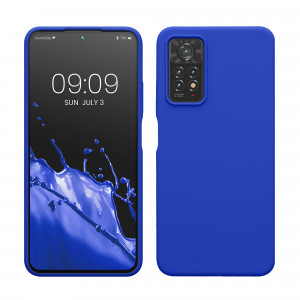 Husa kwmobile pentru Xiaomi Redmi Note 11 Pro/Redmi Note 11 Pro 5G/Redmi Note 12 Pro , Silicon, Albastru, 57373.134 - Img 1