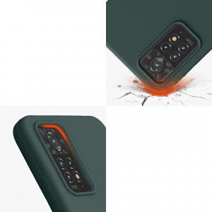 Husa kwmobile pentru Xiaomi Redmi Note 11 Pro/Redmi Note 11 Pro 5G/Redmi Note 12 Pro , Silicon, Verde, 57373.171 - Img 8