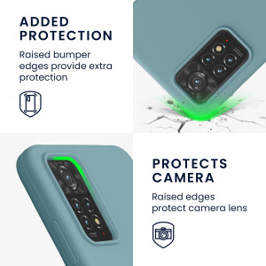 Husa kwmobile pentru Xiaomi Redmi Note 11 Pro/Redmi Note 11 Pro 5G/Redmi Note 12 Pro , Silicon, Verde, 57373.206 - Img 3
