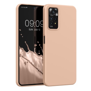 Husa Kwmobile pentru Xiaomi Redmi Note 11 Pro/Redmi Note 11 Pro 5G/Redmi Note 12 Pro, Crem, Silicon, KWM0000151A060C - Img 1